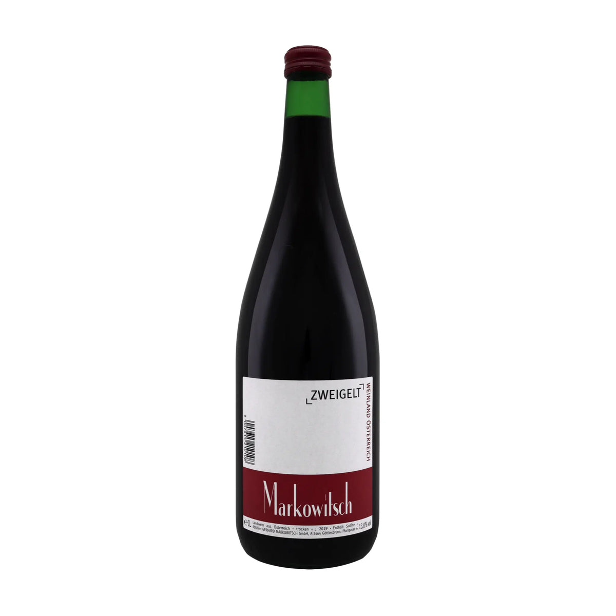 Zweigelt 1.0L Rotwein von Weingut Gerhard Markowitsch - erhältlich bei WINECOM