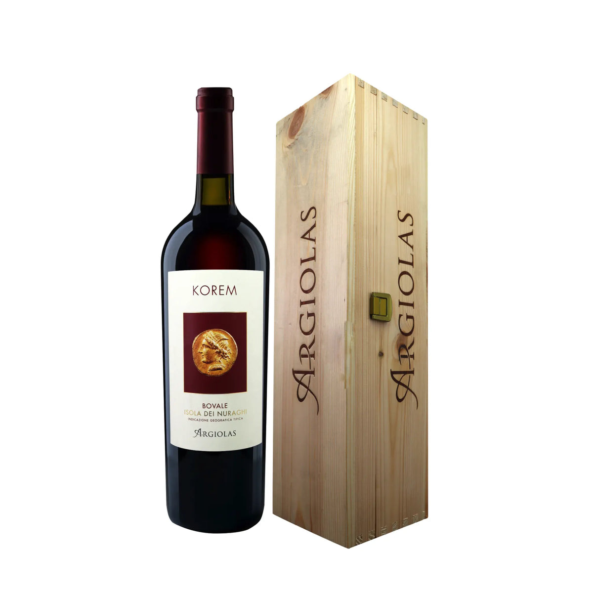 Korem Isola dei Nuraghi rosso 1.5L Rotwein von Argiolas - erhältlich bei WINECOM