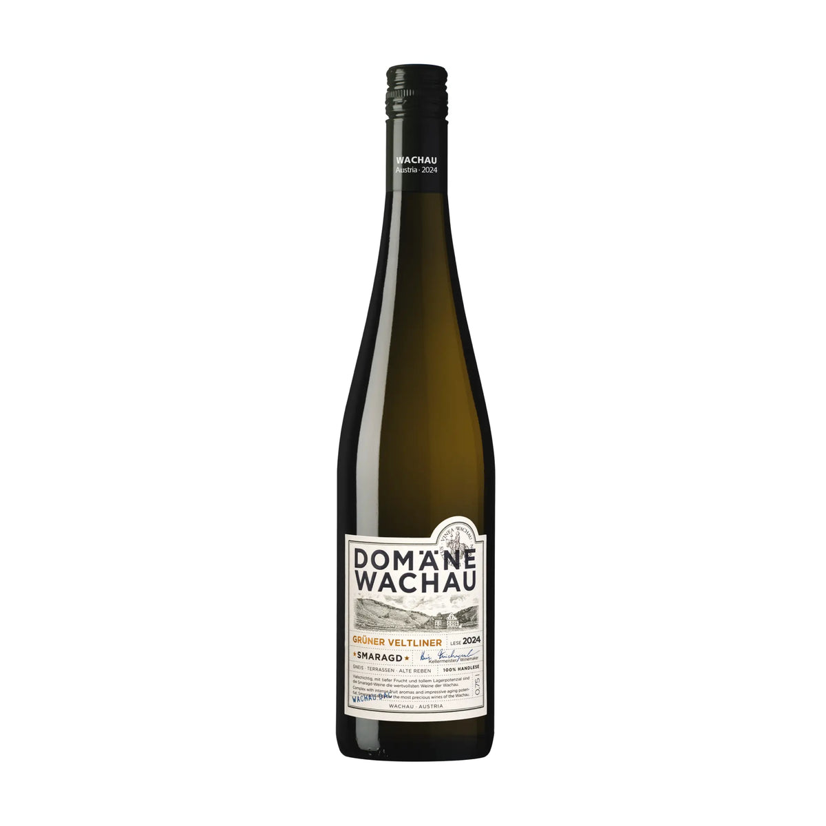 Grüner Veltliner Smaragd Classic 2024 vom Weingut Domäne Wachau, Weißwein, aus der Region Wachau, Österreich