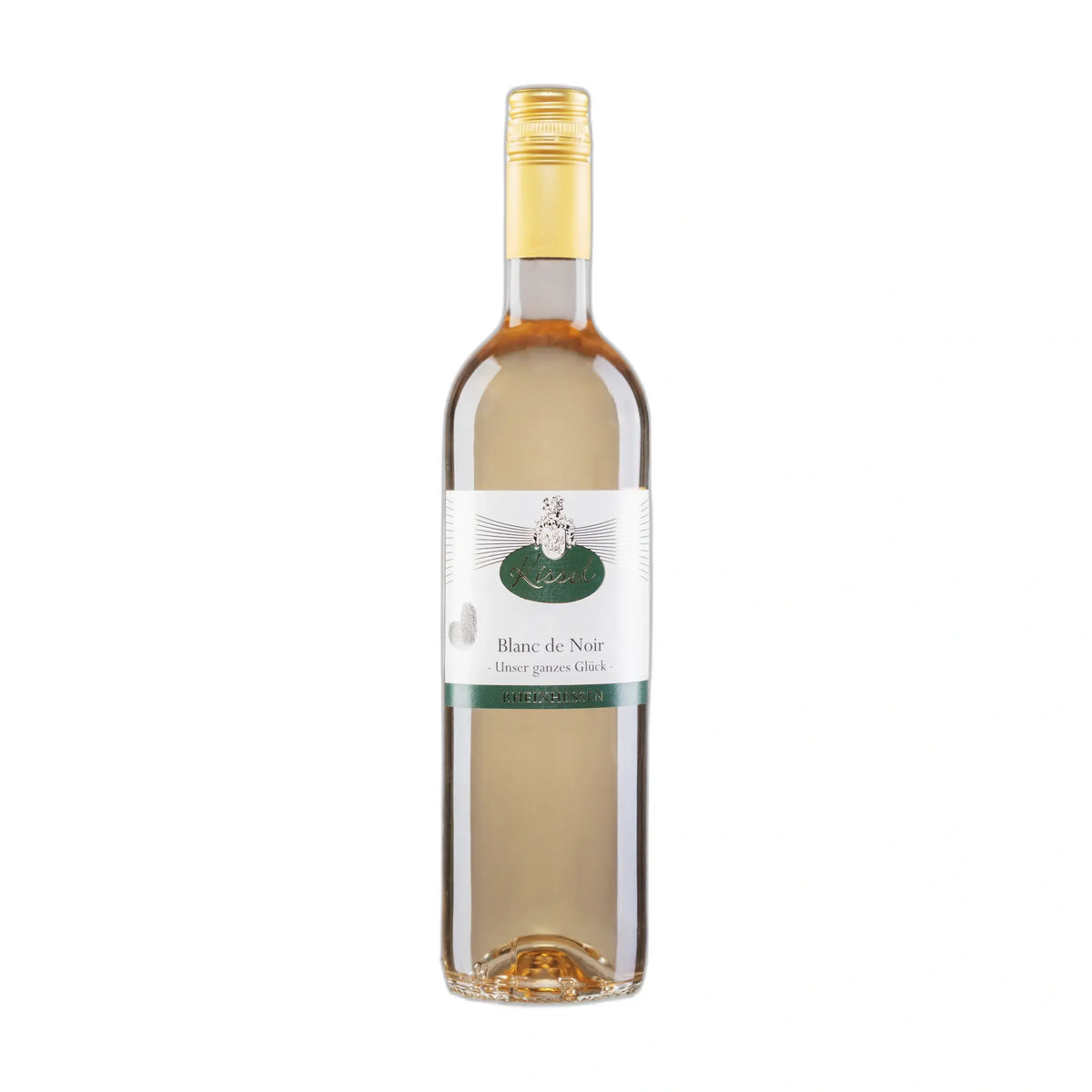 2022 Blanc de Noir "Unser ganzes Glück" Weißwein vom Weingut Kissel - erhältlich bei WINECOM