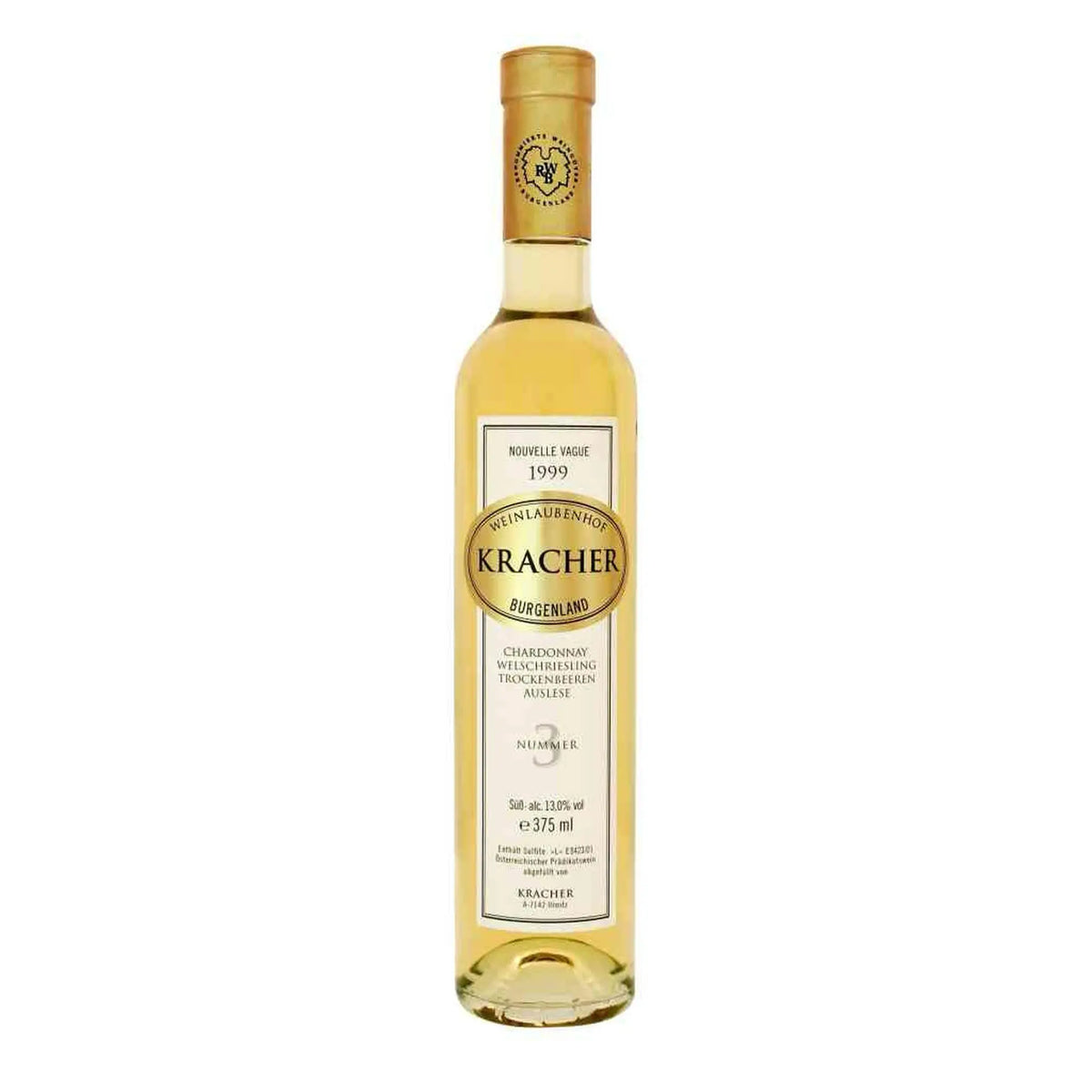 1999 TBA No 3 Chardonnay/Welschriesling Süßwein von Weinlaubenhof Kracher - erhältlich bei WINECOM