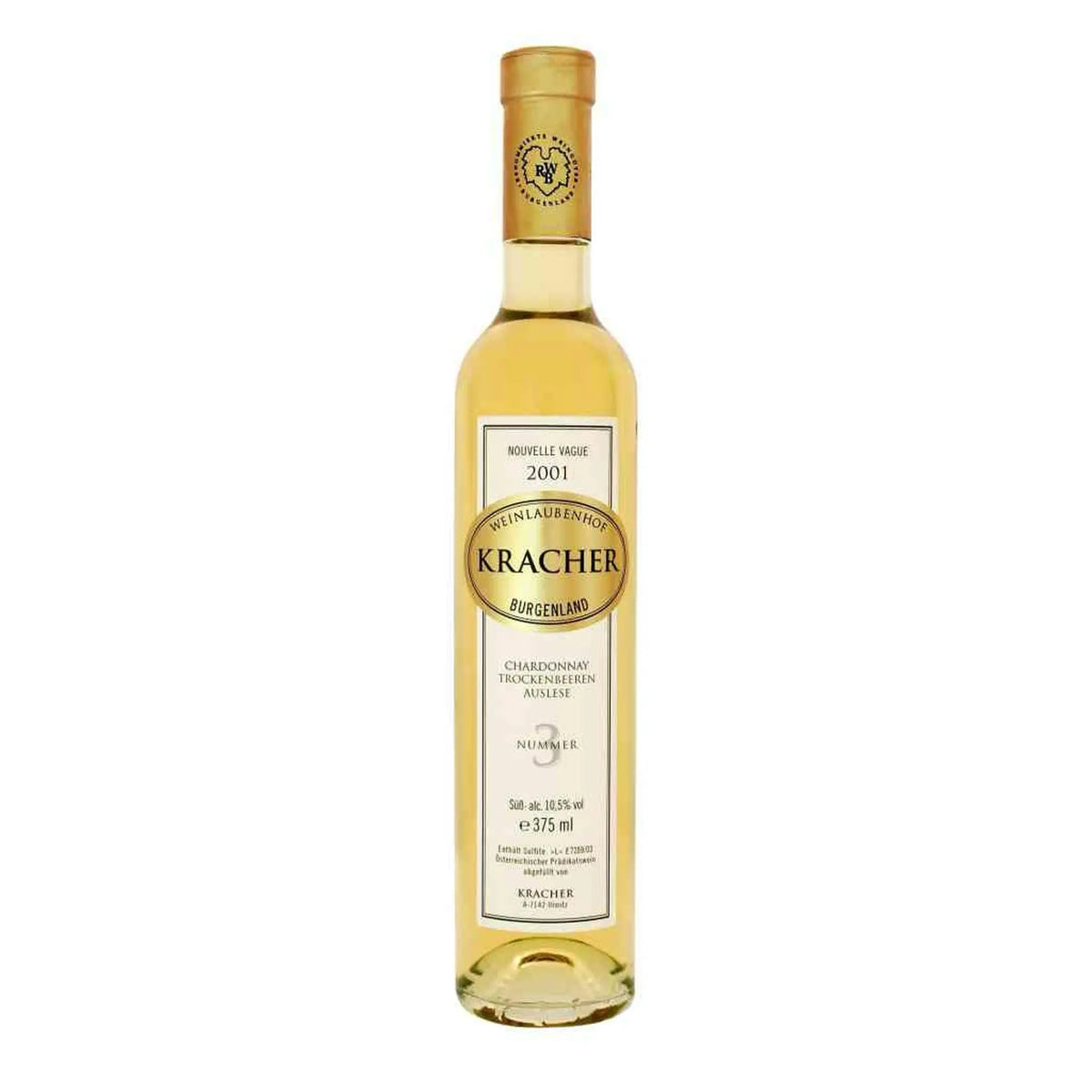 2001 TBA No 3 Chardonnay Süßwein von Weinlaubenhof Kracher - erhältlich bei WINECOM