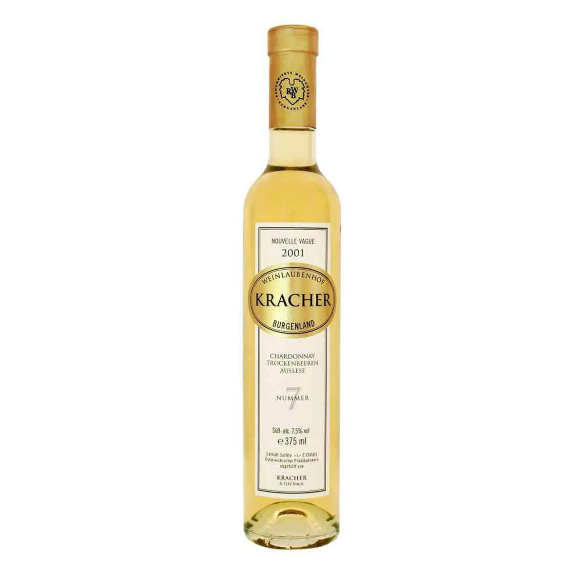 2001 TBA No 7 Chardonnay Süßwein von Weinlaubenhof Kracher - erhältlich bei WINECOM