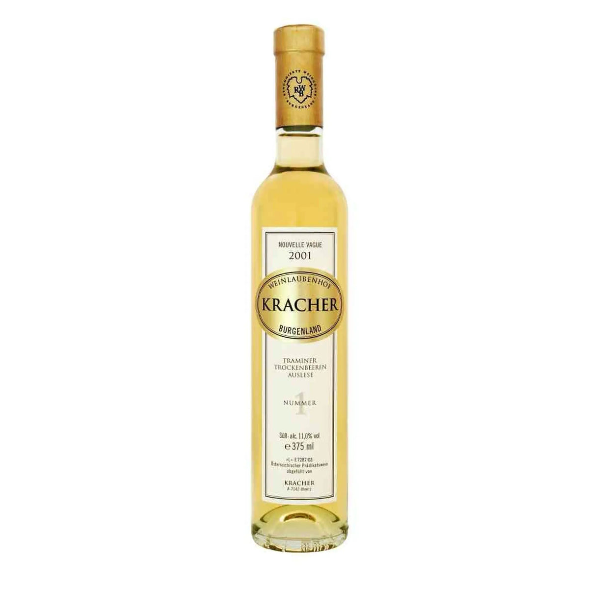 2001 TBA No 1 Traminer Süßwein von Weinlaubenhof Kracher - erhältlich bei WINECOM