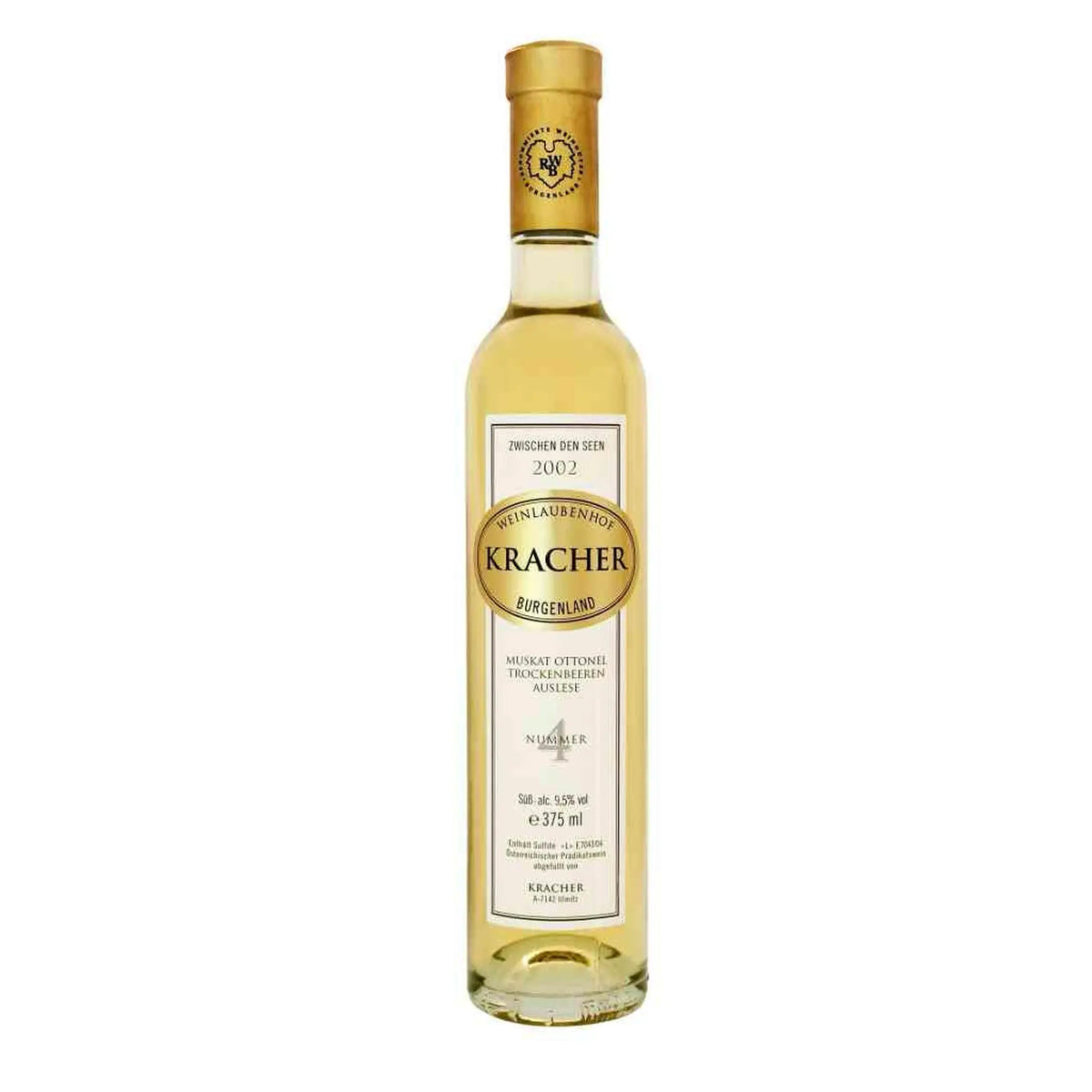 2002 TBA No 4 Muskat Ottonel Süßwein von Weinlaubenhof Kracher - erhältlich bei WINECOM