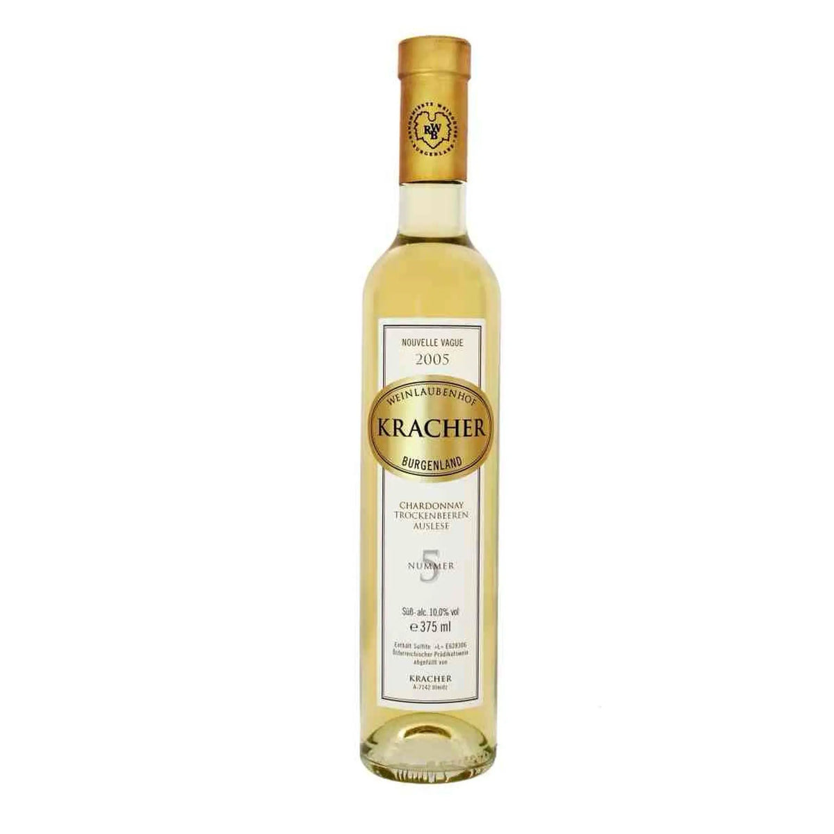 2005 TBA No 5 Chardonnay Süßwein von Weinlaubenhof Kracher - erhältlich bei WINECOM