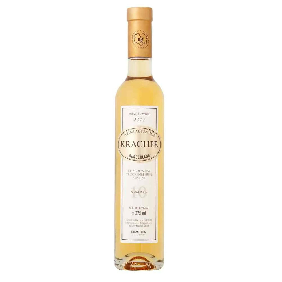 2007 TBA No 10 Chardonnay Süßwein von Weinlaubenhof Kracher - erhältlich bei WINECOM