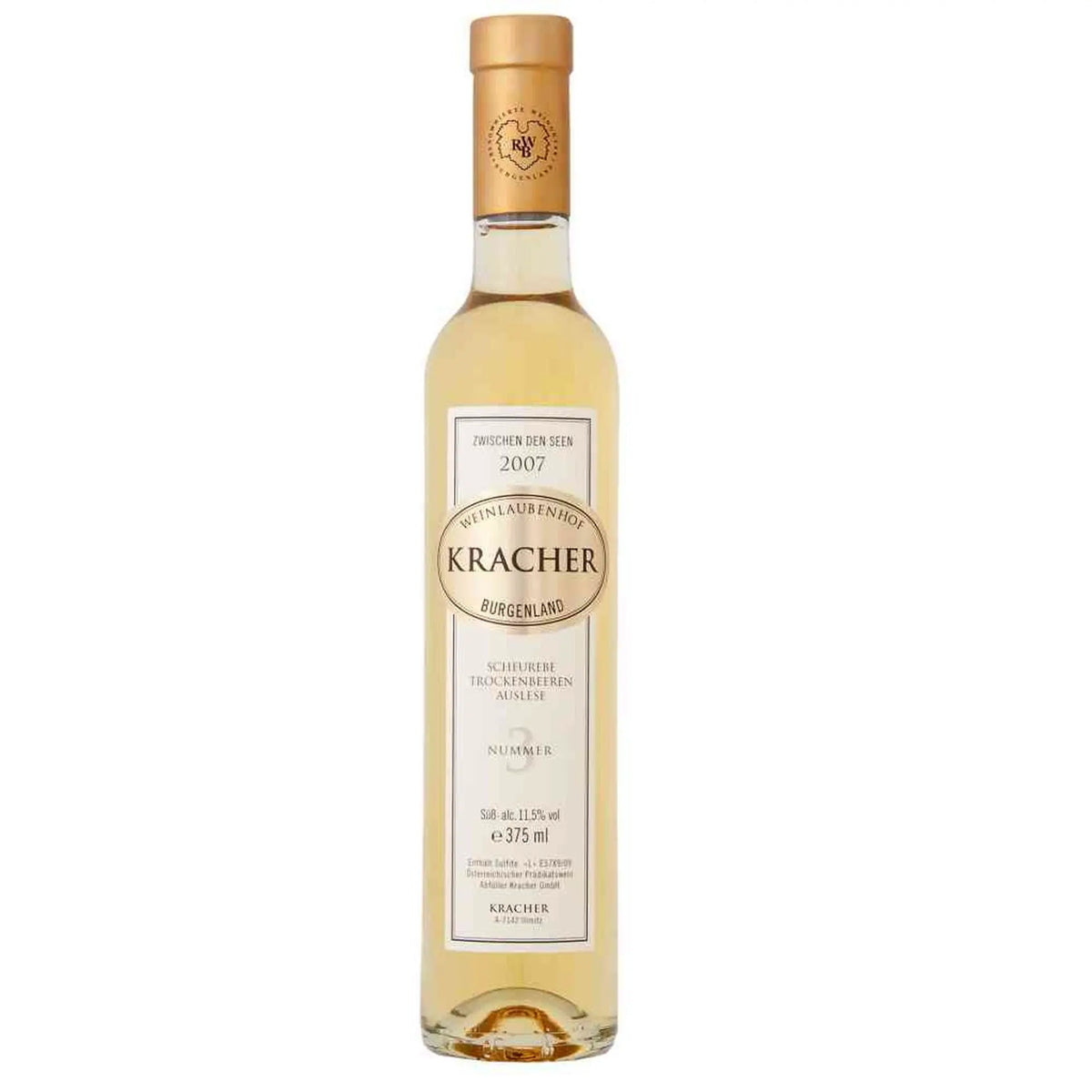 2007 TBA No 3 Scheurebe Süßwein von Weinlaubenhof Kracher - erhältlich bei WINECOM