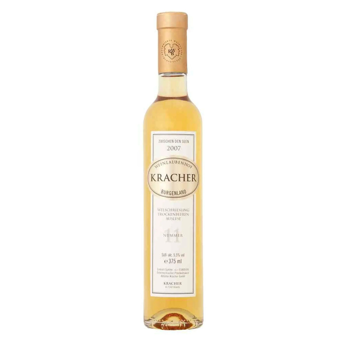 2007 TBA No 11 Welschriesling Süßwein von Weinlaubenhof Kracher - erhältlich bei WINECOM