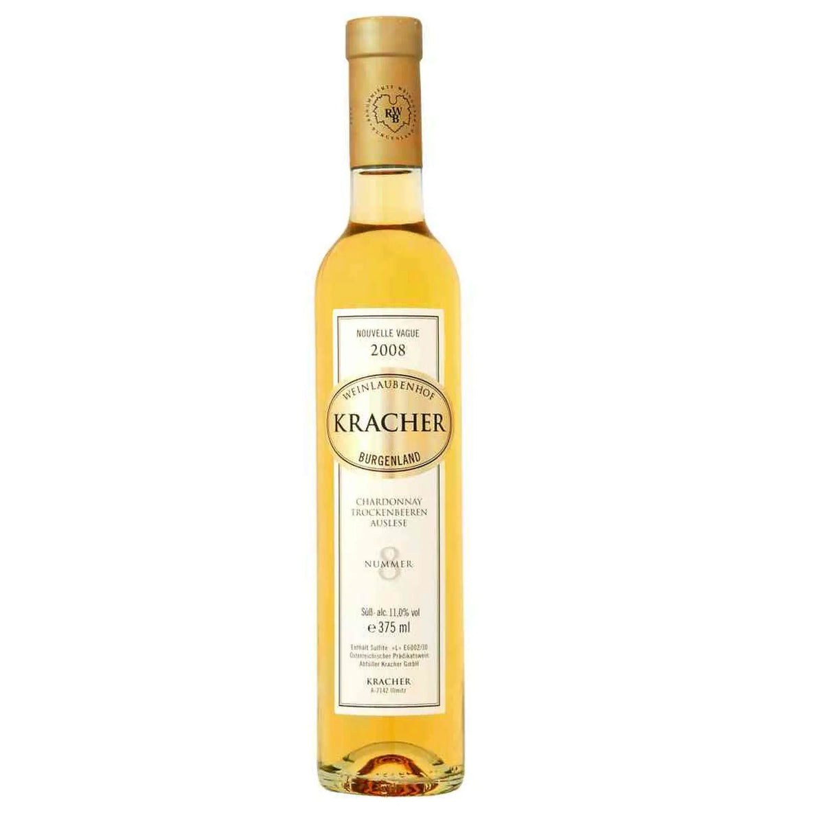 2008 TBA No 8 Chardonnay Süßwein von Weinlaubenhof Kracher - erhältlich bei WINECOM