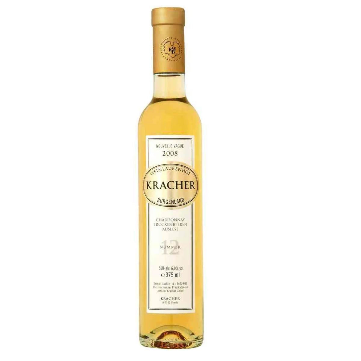 2008 TBA No 12 Chardonnay Süßwein von Weinlaubenhof Kracher - erhältlich bei WINECOM