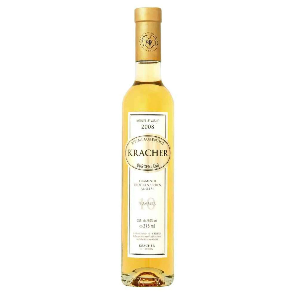 2008 TBA No 10 Traminer Süßwein von Weinlaubenhof Kracher - erhältlich bei WINECOM
