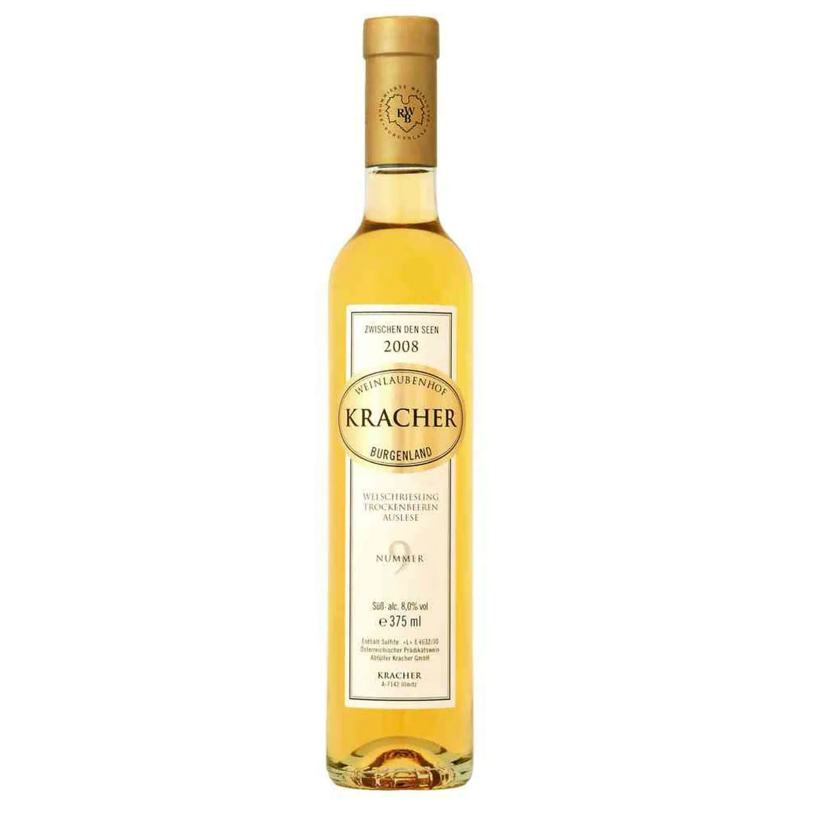 2008 TBA No 9 Welschriesling Süßwein von Weinlaubenhof Kracher - erhältlich bei WINECOM