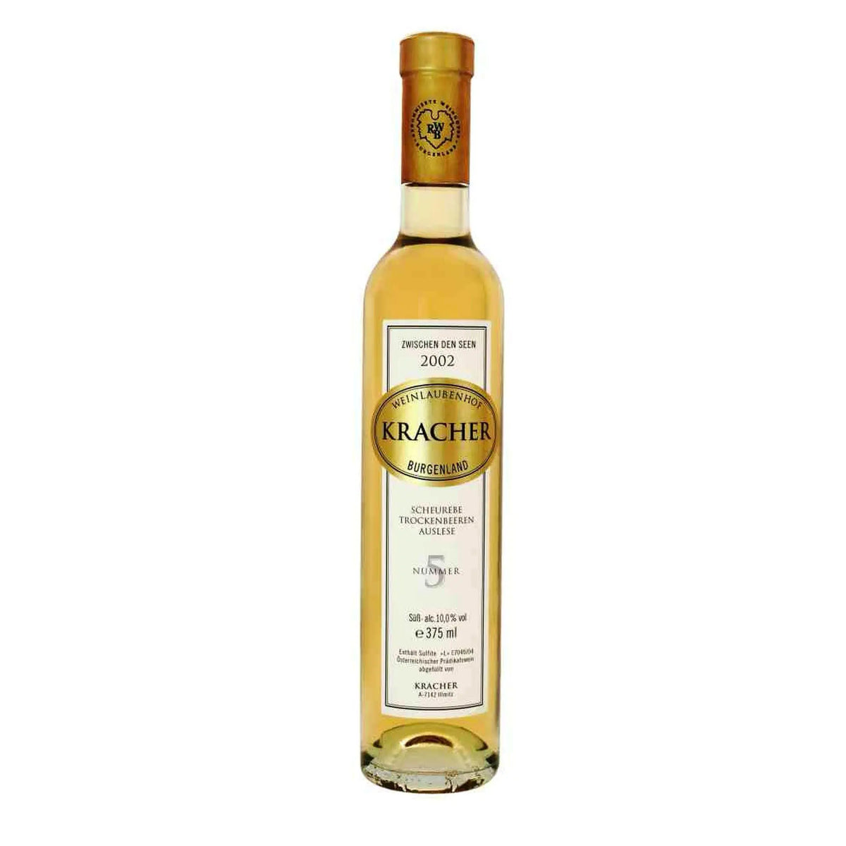 2002 TBA No 5 Scheurebe Süßwein von Weinlaubenhof Kracher - erhältlich bei WINECOM