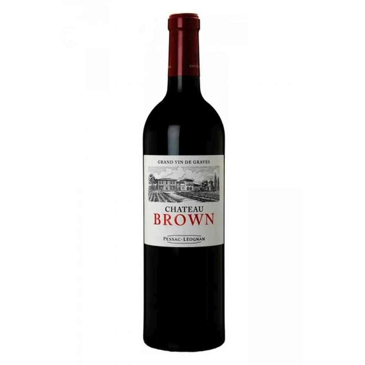 Chateau Brown, 2014 Brown Rouge Magnum, Rotwein aus der Region Bordeaux, Frankreich