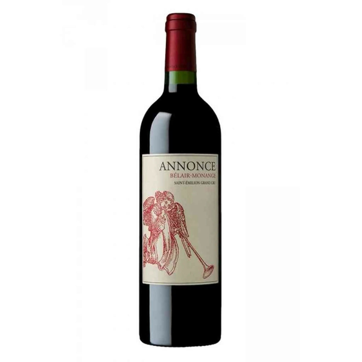 Chateau Belair Monange, 2015 Annonce de Bélair Monange, Rotwein aus der Region Bordeaux, Frankreich