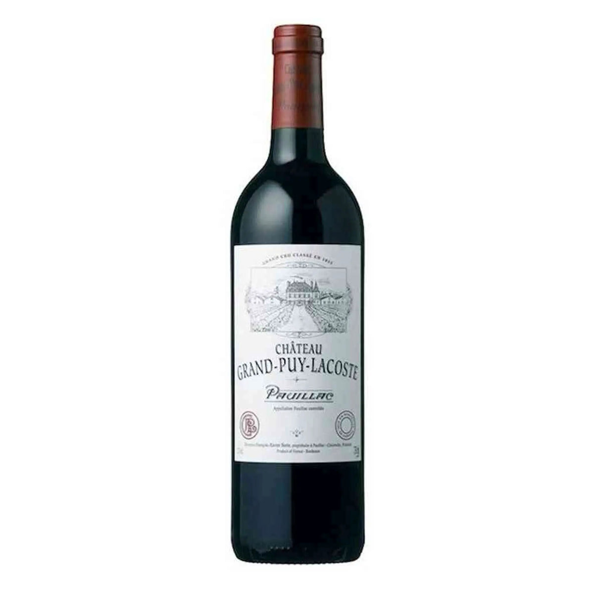 Chateau Grand Puy Lacoste, 2018 Grand Puy Lacoste, Rotwein aus der Region Bordeaux, Frankreich