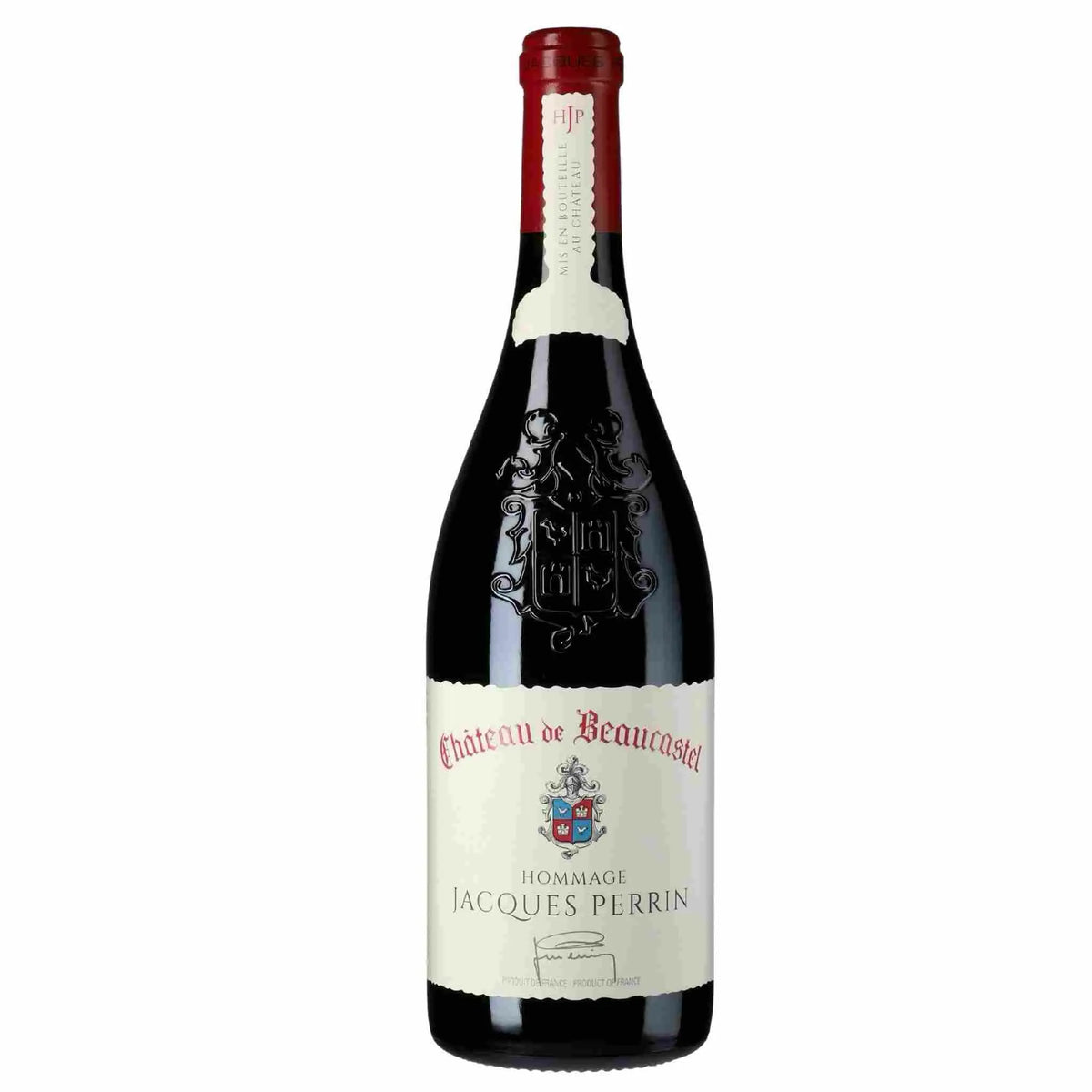 2018 Hommage a Jacques Perrin Rotwein von Chateau de Beaucastel - erhältlich bei WINECOM