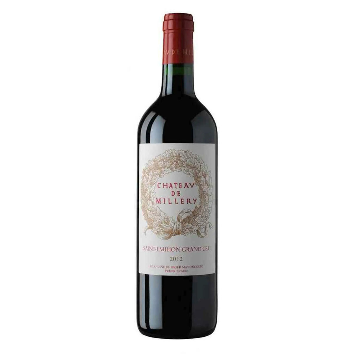 Chateau de Millery, 2015 Millery, Rotwein aus der Region Bordeaux, Frankreich