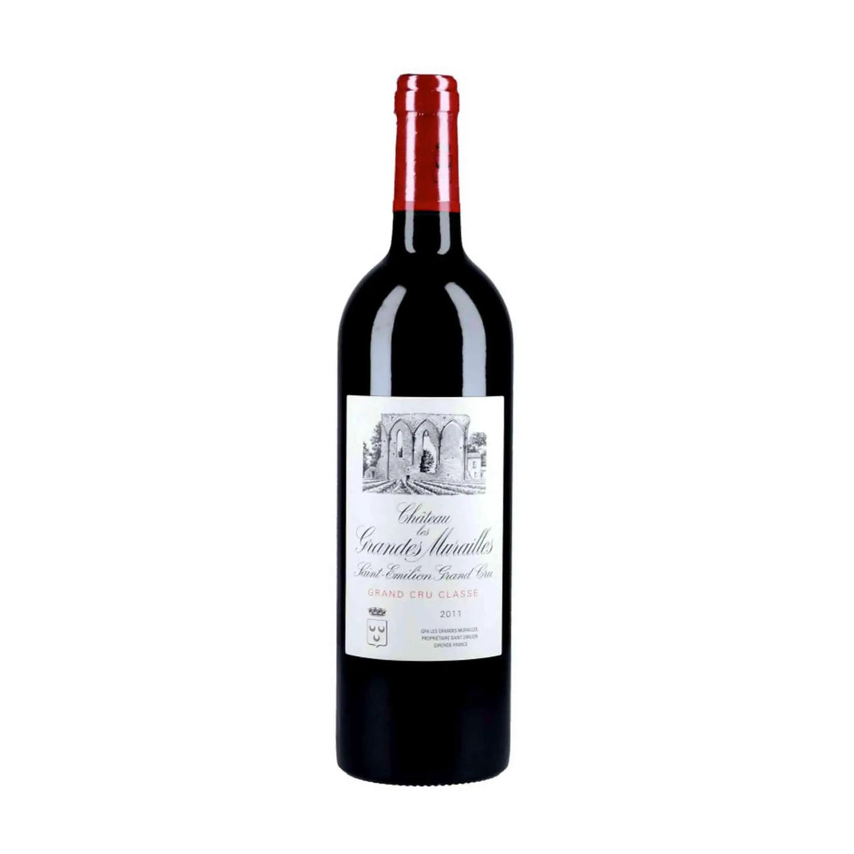Les Grandes Murailles, 2014 Les Grandes Murailles, Rotwein aus der Region Bordeaux, Frankreich