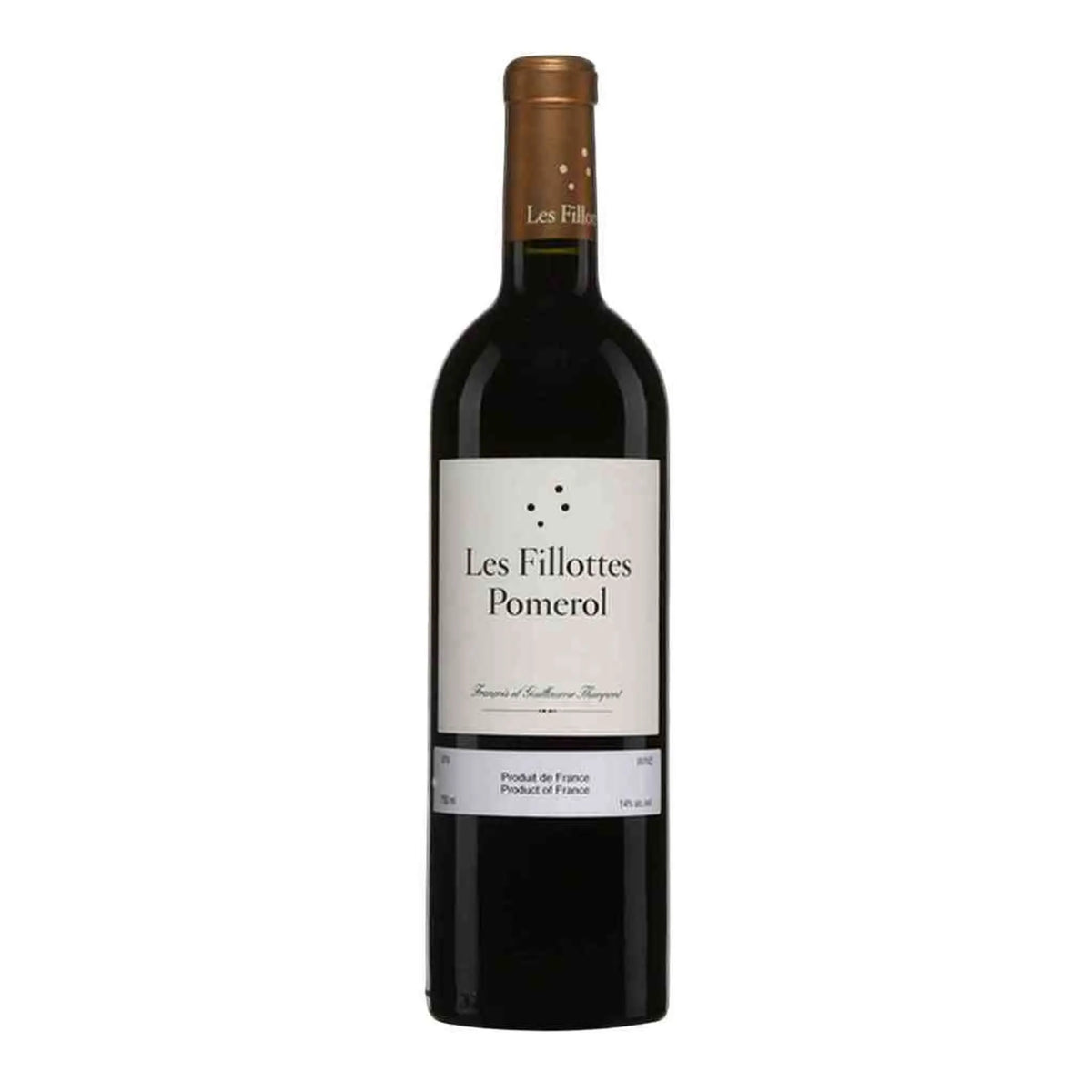2016 Les Fillottes Rotwein von Francois Thienpont - erhältlich bei WINECOM