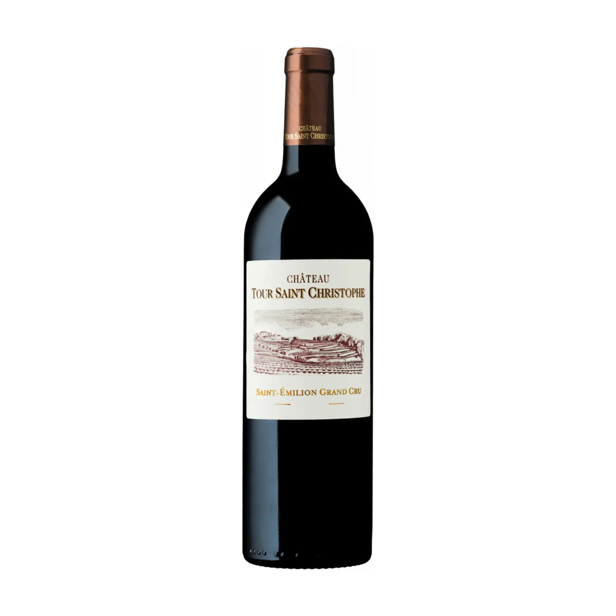 Chateau Tour Saint Christophe, 2020 Tour Saint Christophe, Rotwein aus der Region Bordeaux, Frankreich