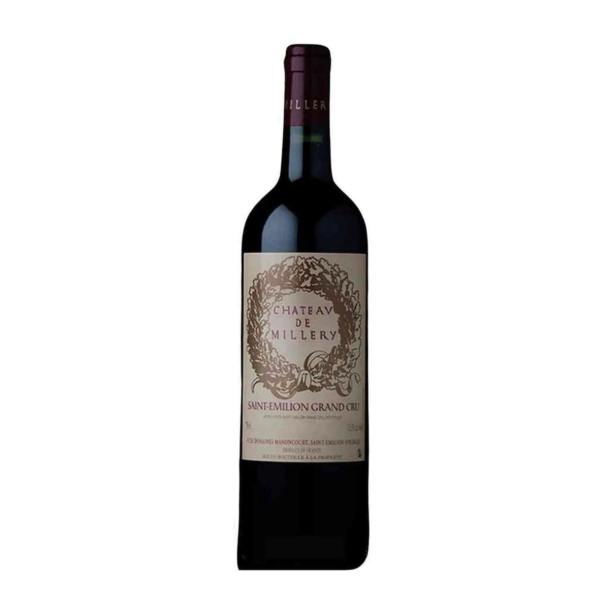 Chateau de Millery, 2018 Millery, Rotwein aus der Region Bordeaux, Frankreich