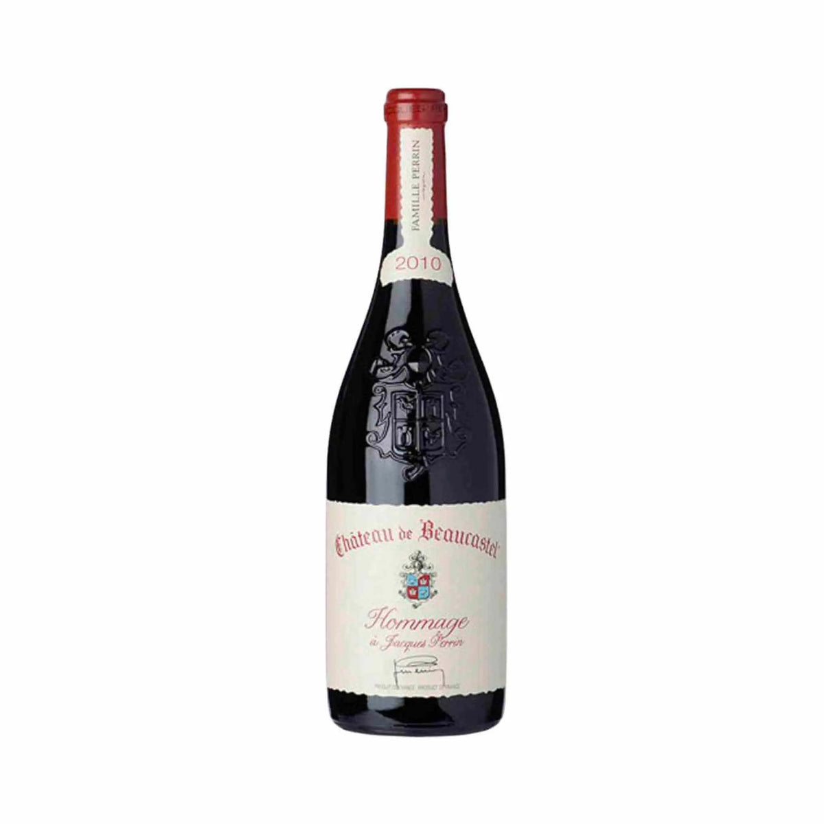 Chateau de Beaucastel, 2019 Hommage a Jacques Perrin DMG, Rotwein aus der Region Bordeaux, Frankreich
