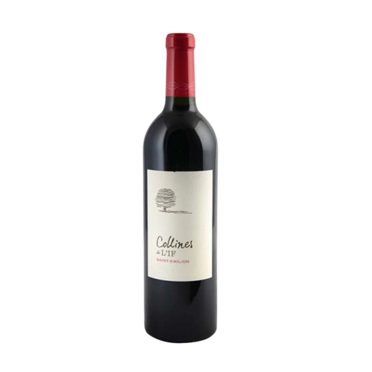 Chateau L'If, 2019 Collines de L'If, Rotwein aus der Region Bordeaux, Frankreich