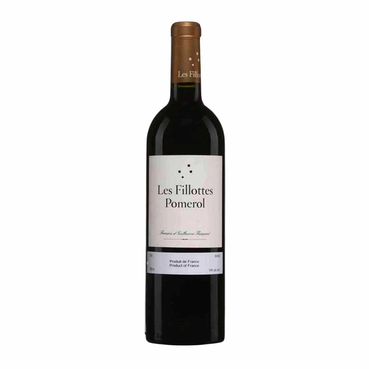 2019 Les Fillottes Rotwein von Francois Thienpont - erhältlich bei WINECOM