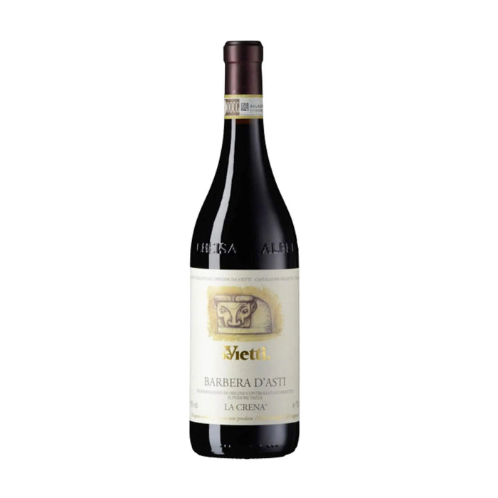 Vietti, 2019 Barbera d'Asti DOC La Crena, Rotwein aus der Region Piemont, Italien