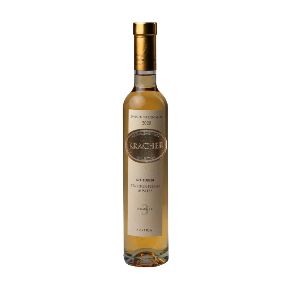 Weinlaubenhof Kracher, 2020 TBA No. 3 Scheurebe, Süßwein aus der Region Neusiedlersee, Österreich