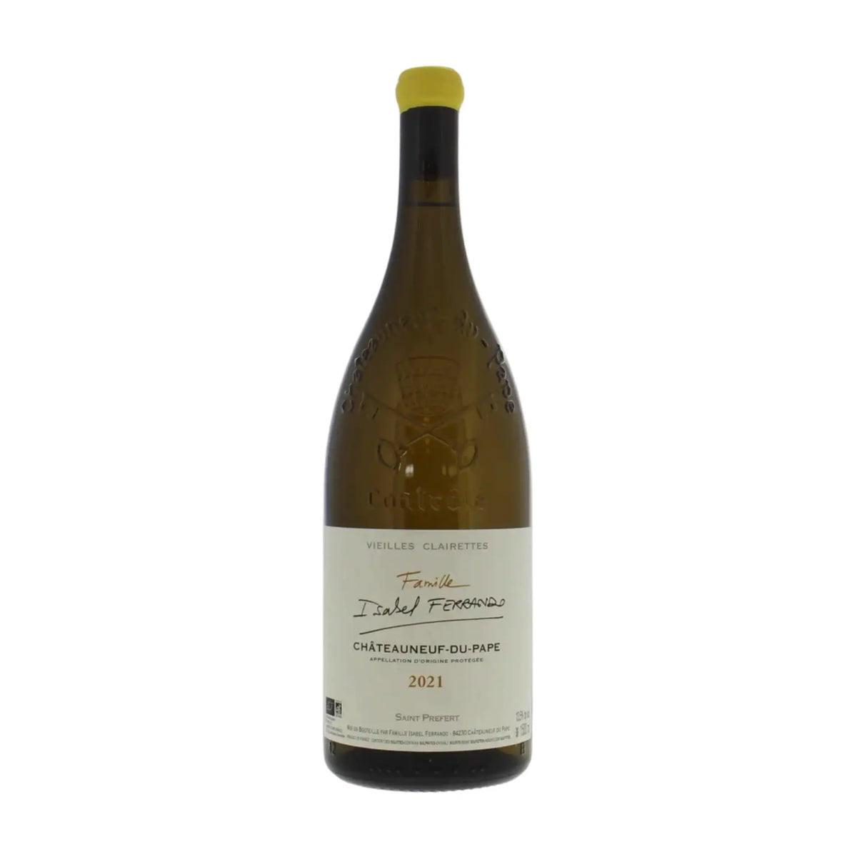 Isabel Ferrando, Blanc Cuvee Speciale Vieilles Clairettes, Weißwein aus der Region Rhone, Frankreich