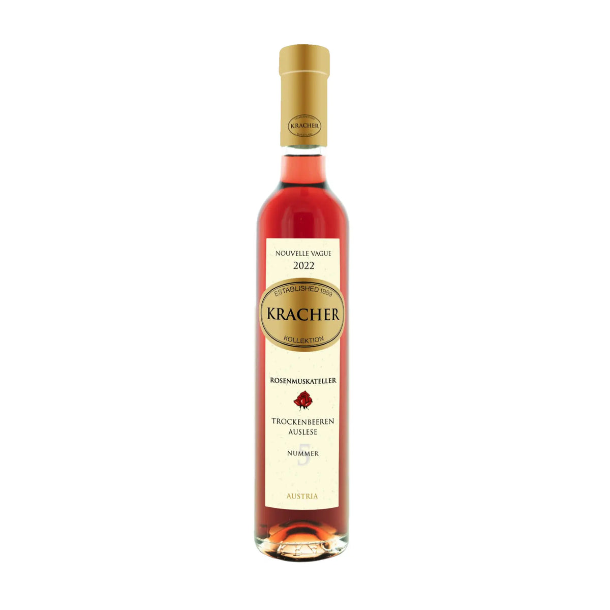 2022 TBA No. 5 Rosenmuskateller Süßwein von Weinlaubenhof Kracher - erhältlich bei WINECOM