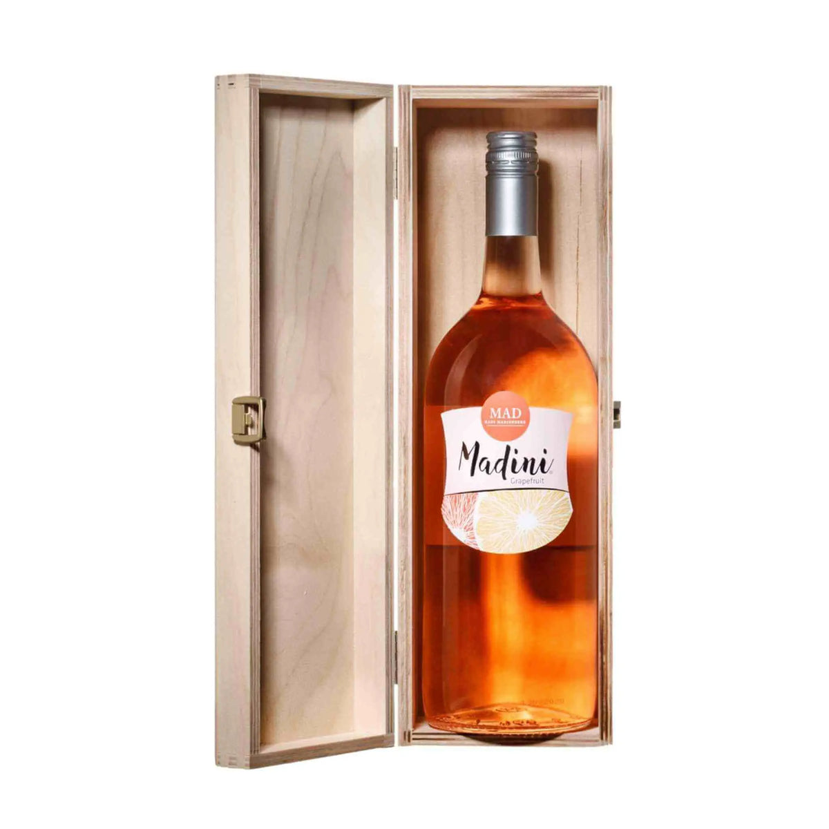 Madini Grapefruit 1.5L in der Holzkiste Rosé vom Weingut MAD - erhältlich bei WINECOM