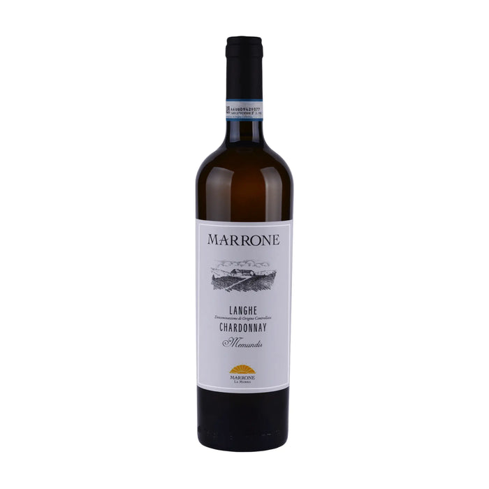 Marrone-Memundis Langhe DOC Chardonnay, Weißwein aus der Region Piemont, Italien