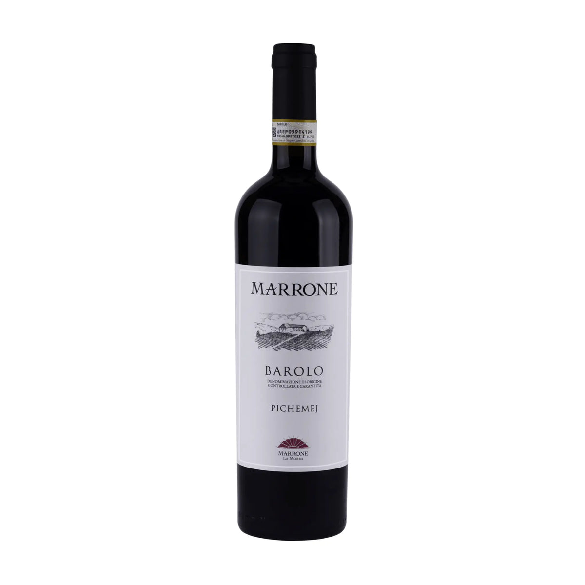 Marrone-Pichemej Barolo DOCG, Rotwein aus der Region Piemont, Italien