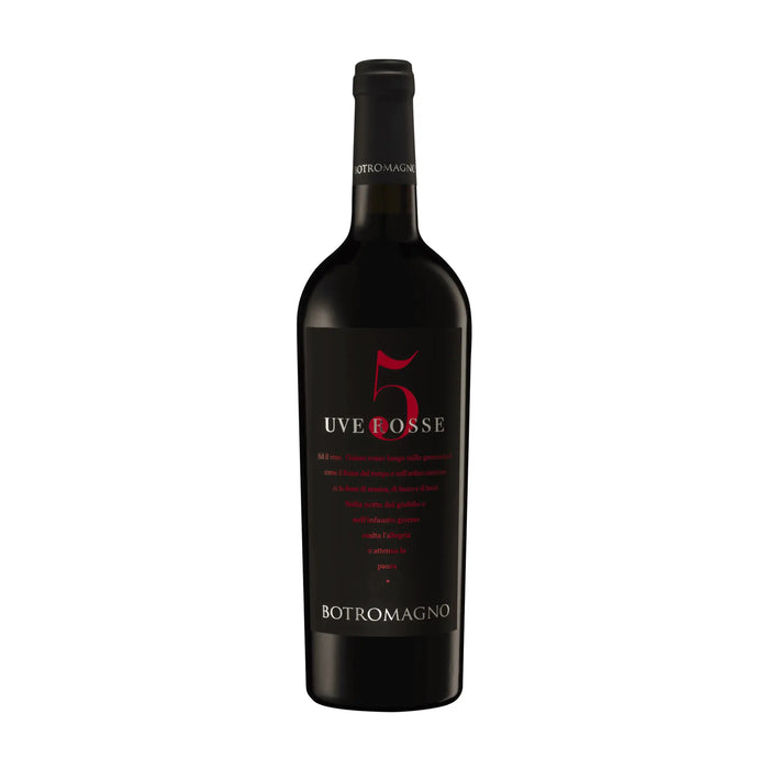 Botromagno-BOTROMAGNO 5 Uve Rosse Puglia IGP, Rotwein aus der Region Apulien, Italien