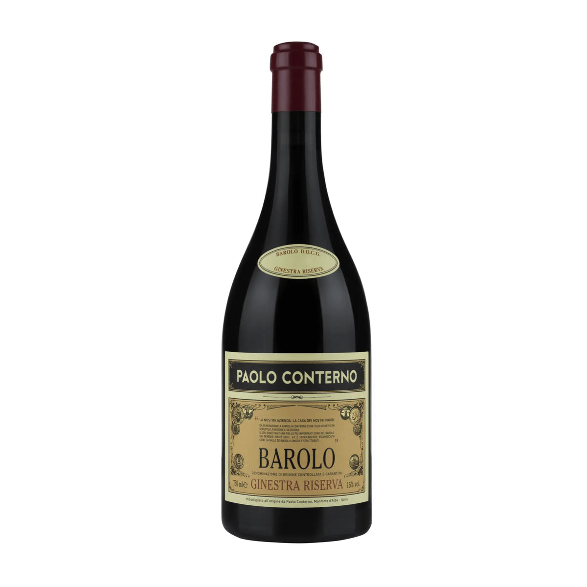Paolo Conterno-Ginestra Barolo DOCG Riserva, Rotwein aus der Region Piemont, Italien