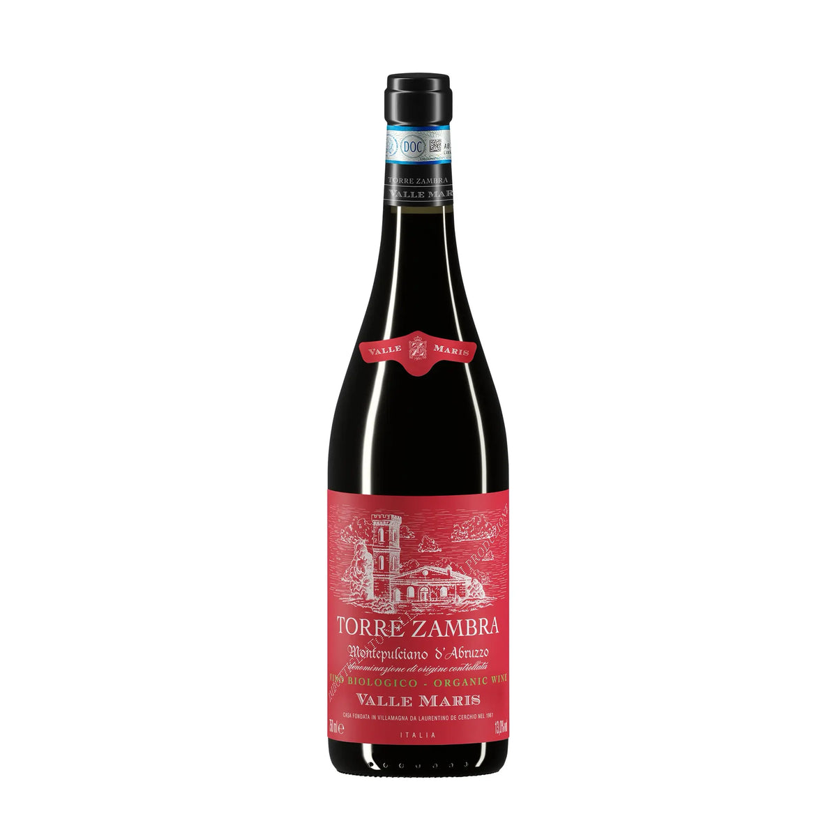 Valle Maris Montepulciano D Abruzzo BIO Rotwein von Torre Zambra - erhältlich bei WINECOM