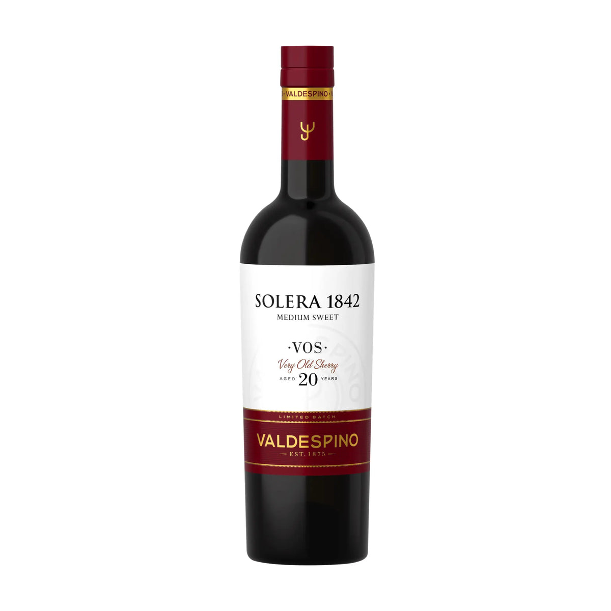 Bodegas Valdespino-Sherry DOP Oloroso Solera 1842 0.5L, Weißwein aus der Region Jerez-Xérès-Sherry, Spanien