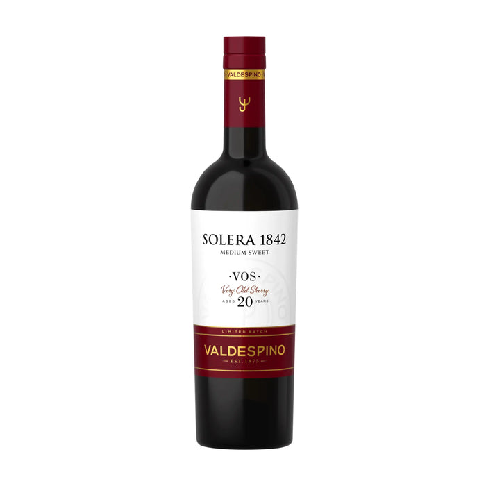 Bodegas Valdespino-Sherry DOP Oloroso Solera 1842 0.5L, Weißwein aus der Region Jerez-Xérès-Sherry, Spanien