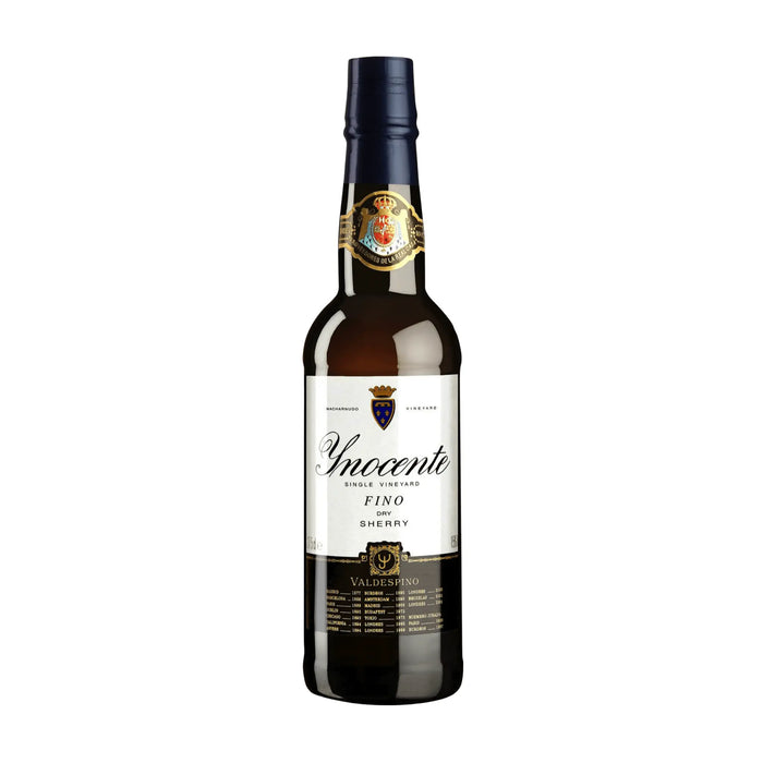 Bodegas Valdespino-Sherry DO Inocente Fino 0,375l, Weißwein aus der Region Jerez-Xérès-Sherry, Spanien