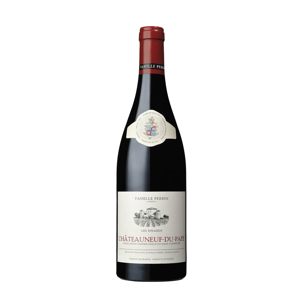 Les Sinards Châteauneuf-du-Pape AOC Rouge Rotwein von Famille Perrin - erhältlich bei WINECOM