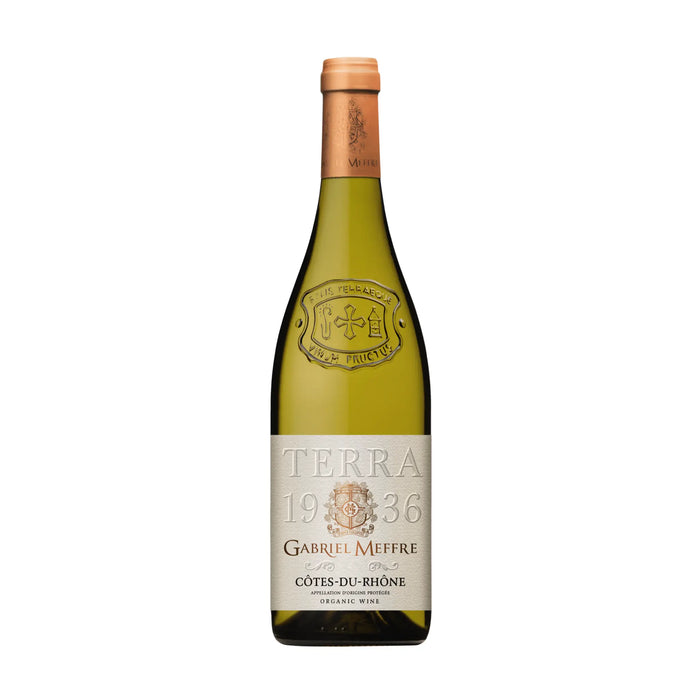 Gabriel Meffre-Côtes du Rhône Blanc Bio, Weißwein aus der Region Rhône, Frankreich