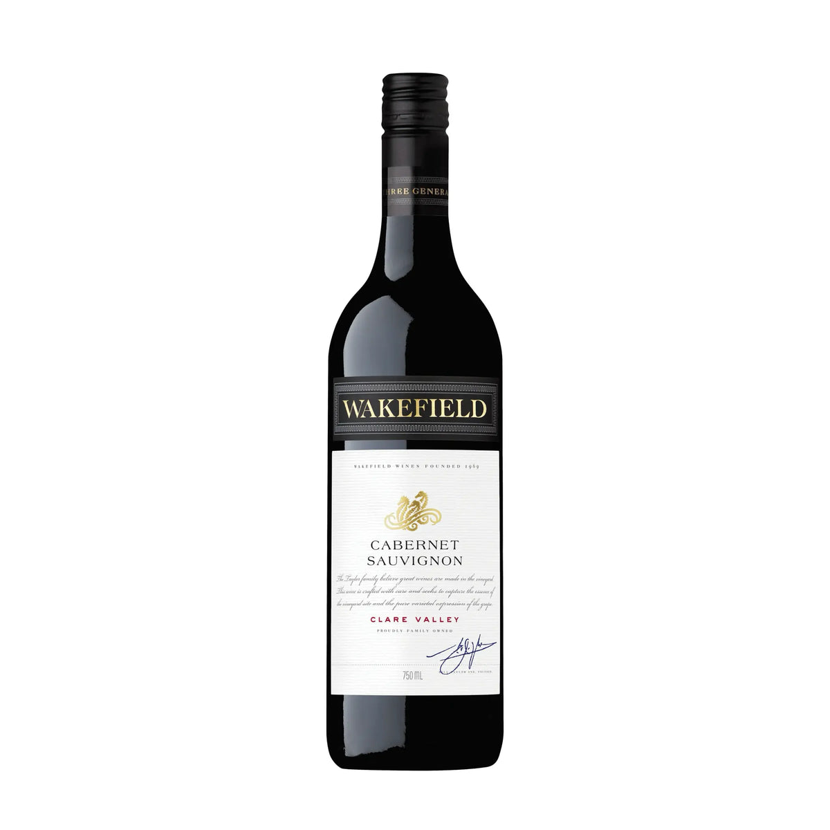 Cabernet Sauvignon Clare Valley Rotwein von Wakefield - erhältlich bei WINECOM