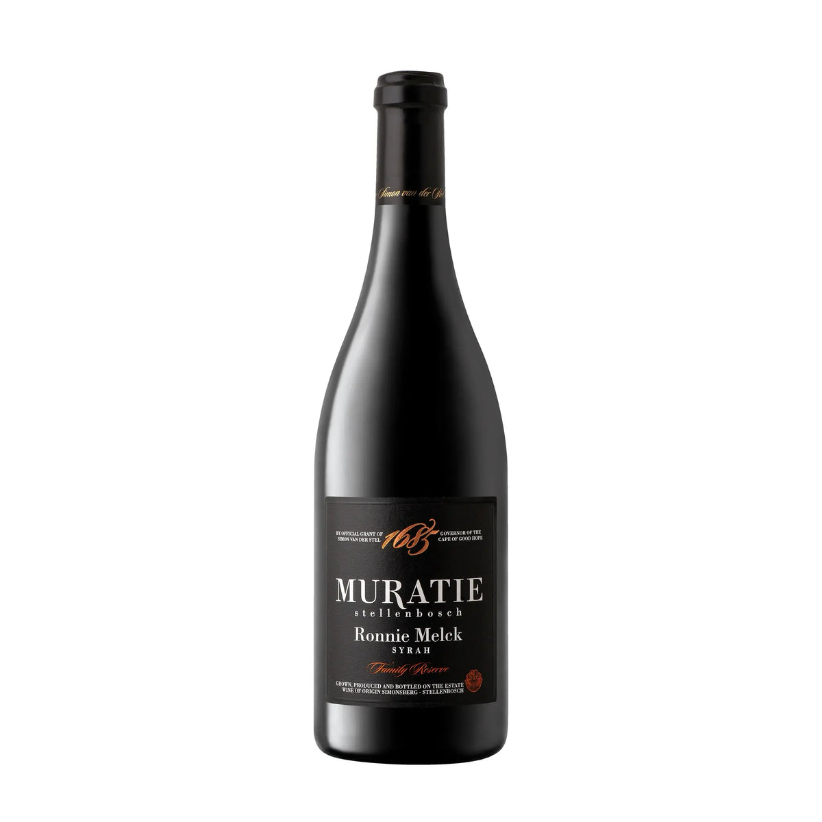 Ronnie Melck Syrah Family Selection Rotwein von Muratie Estate - erhältlich bei WINECOM
