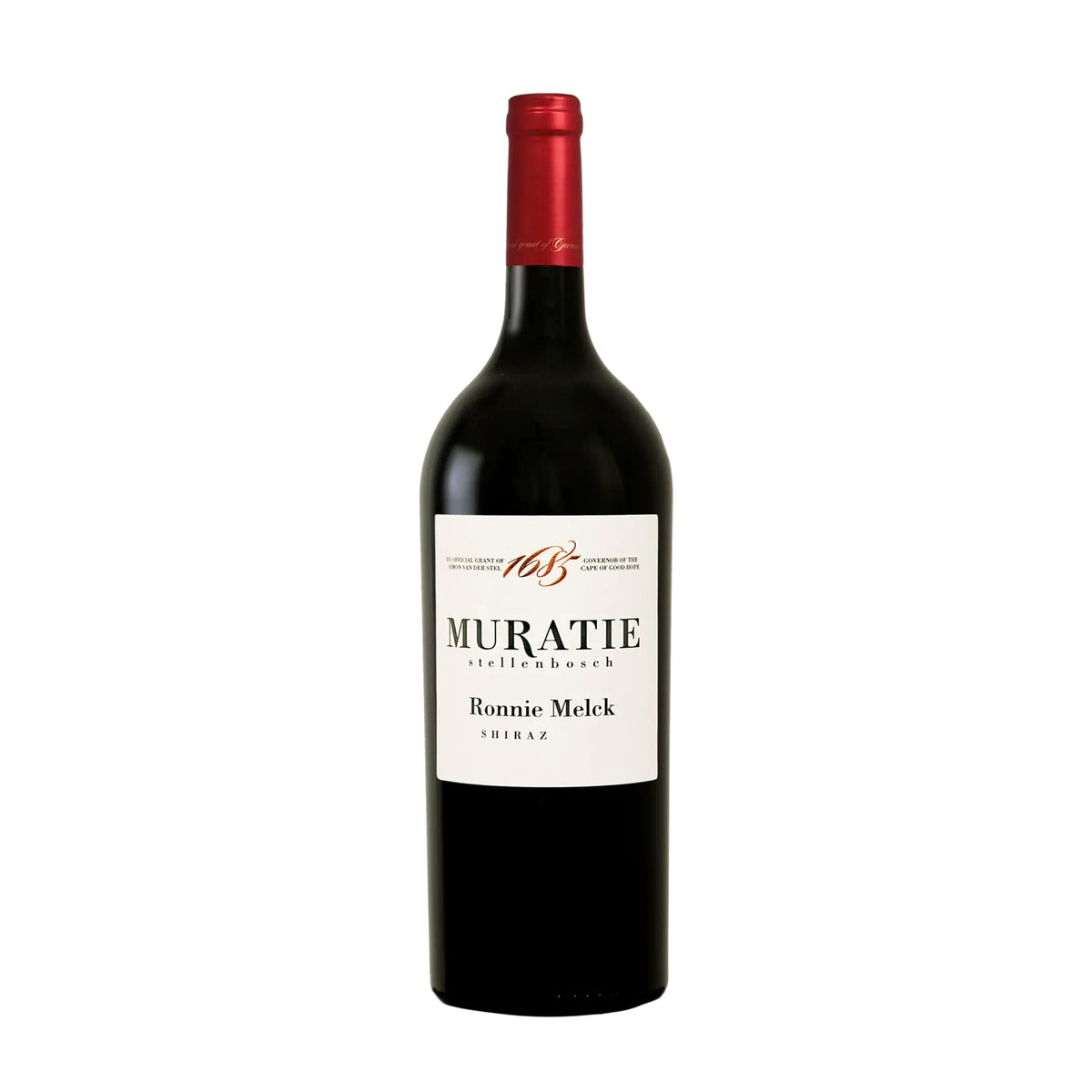 Ronnie Melck Shiraz Magnum 1.5L Rotwein von Muratie Estate - erhältlich bei WINECOM
