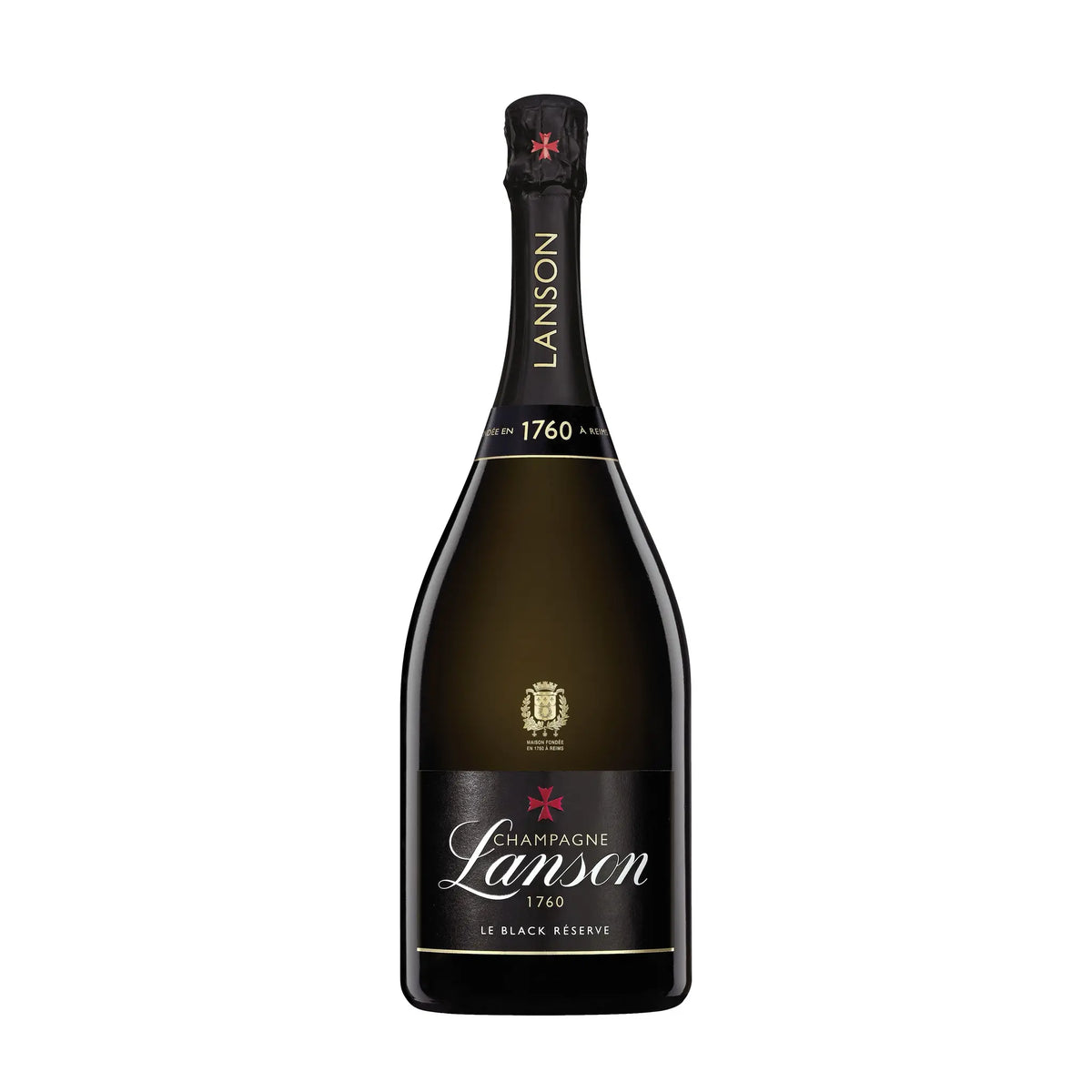 Le Black Reserve Brut Magnum 1.5L Schaumwein von Champagne Lanson - erhältlich bei WINECOM