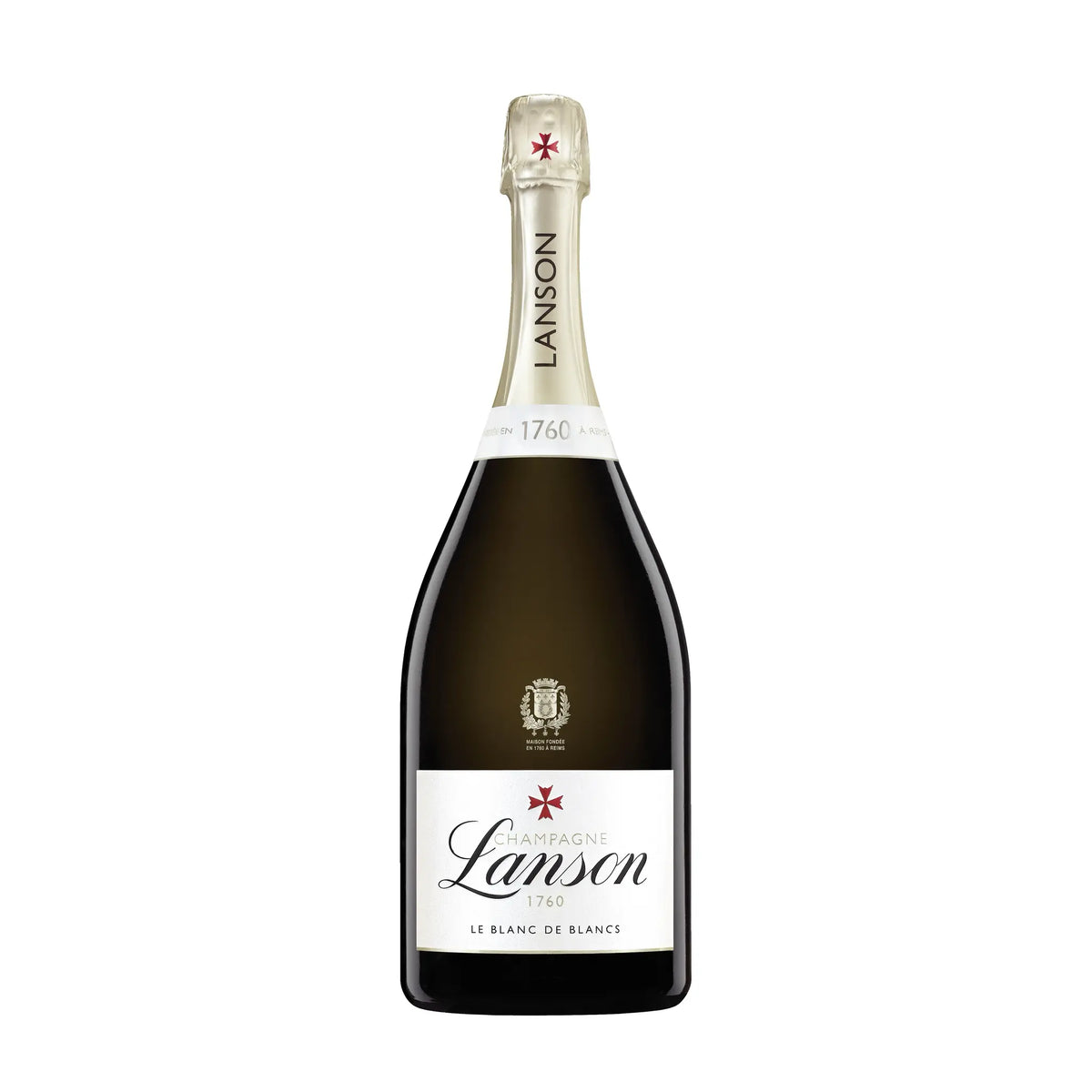 Le Blanc de Blancs Brut Magnum 1.5L Schaumwein von Champagne Lanson - erhältlich bei WINECOM